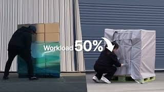 Ecobundle™ — The Reusable Pallet System That Replaces Stretch Wrap | 83% Cost Reduction | PPWR Ready