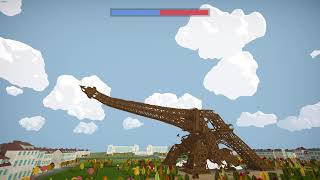 Total tank simulator Eiffel tower destruction. screenshot 4