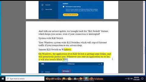 Set up HMA VPN v5 on Windows 10/8/7