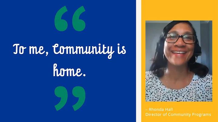 Introducing Rhonda Hall, Director of Community Pro...