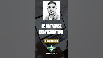 H2 Database Configuration in SpringBoot. #coding #springboot #microservices #java #javabackend #sql