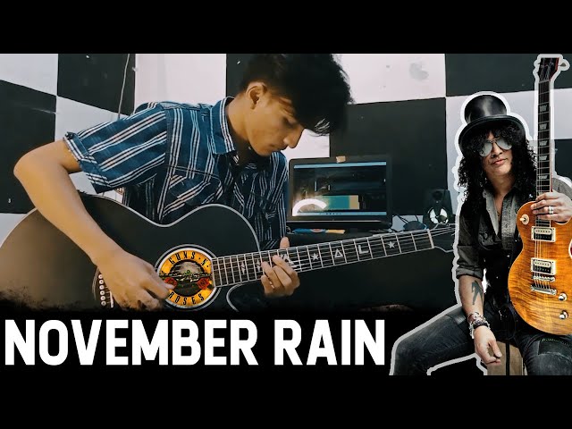 November Rain (Guns N' Roses) - Acoustic Guitar Cover Full Version class=