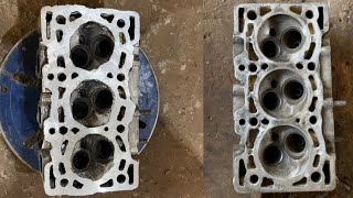 Aluminium cylinder head | welding aluminium | restorations cylinder head | cylinder head repair