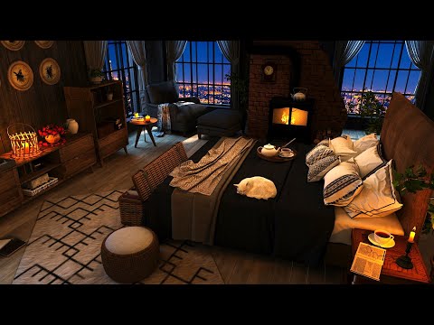 Go to Sleep with Rain on Window | Cozy Bedroom and Relaxing Rain Sounds for Sleeping, Insomnia