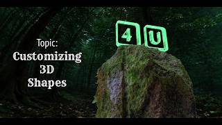 Custom 3D shapes in DaVinci Resolve | Fusion | 4U Videos | #davinciresolve #tutorial