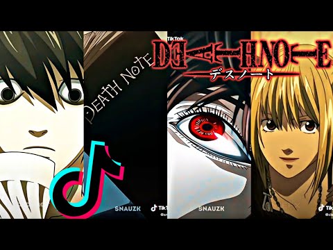 Death Note Tiktok Compilation | part #1