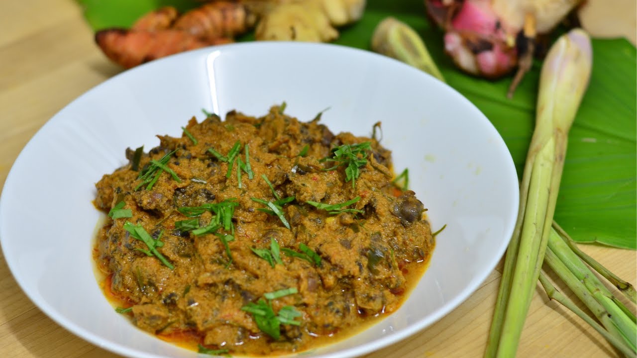 Rendang kerang cili api