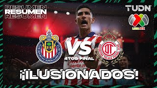 Resumen | Chivas vs Toluca | CL2024  Liga Mx 4tos de Final  IDA  | TUDN