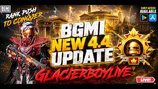 CONQUEROR RANK PUSH TOP 100 | BGMI 4.4 UPDATE FULL DOMINATION GAMEPLAY 😱🔥 #shortlive #bgmi #live