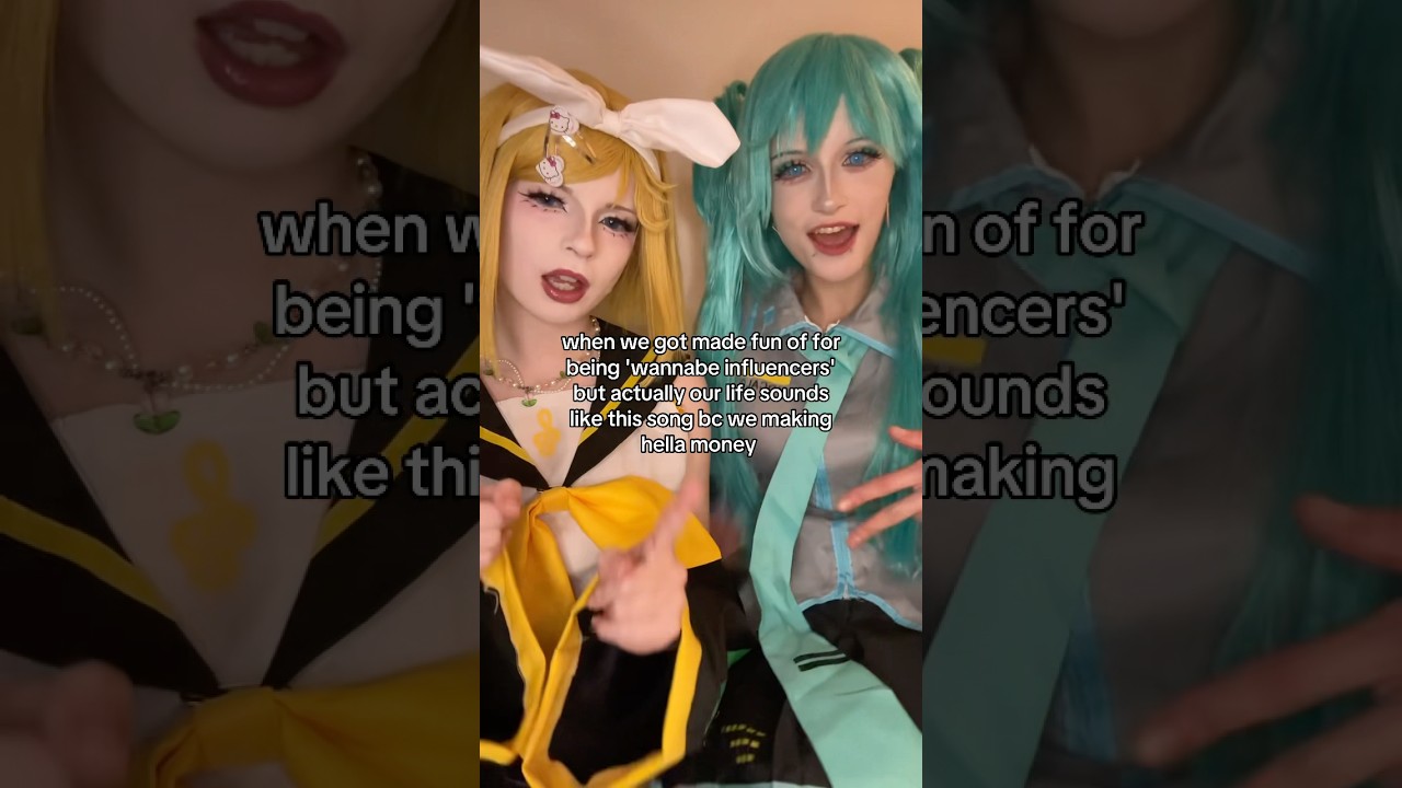 wannabe??!  #mikucosplay #hatsunemiku #rinkagamine #cosplay #cosplayer