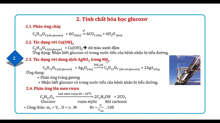 Bằng phương pháp hóa học hãy nhận biết glucozo saccarozo năm 2024