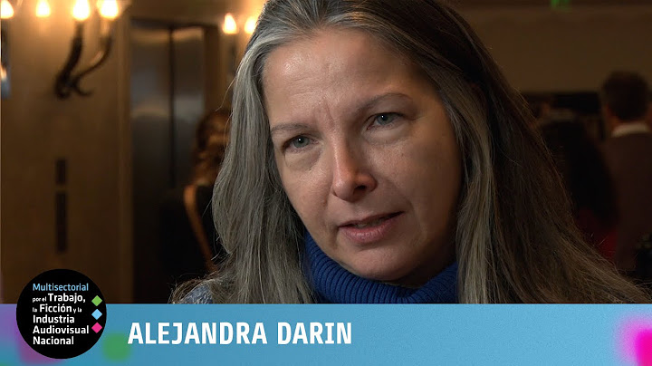 Multisectorial Audiovisual - Presidenta ACTORES - Alejandra Darín