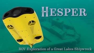 Underwater Drone Explores 117-Year-Old Great Lakes Shipwreck - SS Hesper (4K)