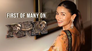 The first of many on RRR | Alia Bhatt