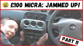 Nissan Micra K11 For £100: Stuck Heater Control, Seat Belt Fix, And Bonus Owl Action (Part 11)