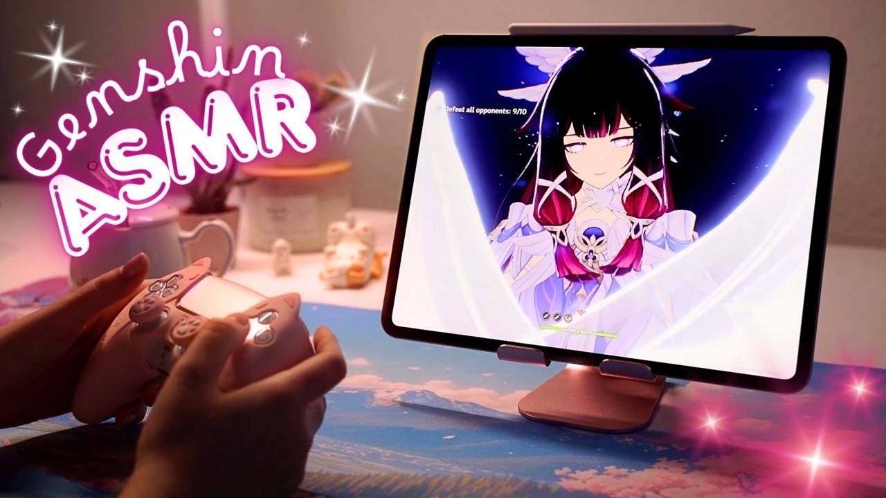 ASMR Genshin Wishing for Columbina and Exploring Nod-Krai