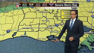 Eric's 10:00 p.m. full weather forecast