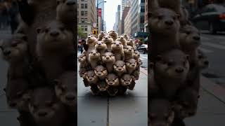cute animal ball  attack  #shortvideo #short #aimaking #viral
