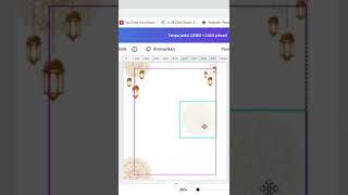 Cara desain ucapan lebaran untuk keluarga di canva