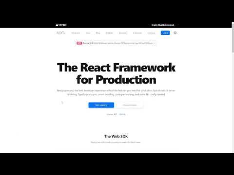 1- Introduction to Next JS - Next JS tutorial for beginners