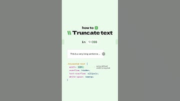 Truncate text with CSS #coder #coderslife #css #css3 #html #shorts #shortvideo #coding