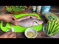 STEAM FISH AND OKRA EASY STEP BY STEP || TERRI-ANN’S KITCHEN