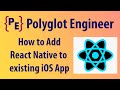 Add React Native to existing iOS app 2022