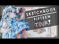 Tour of my HOMEMADE SKETCHBOOK | Sketchbook Fifteen