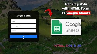 Как отправить данные с HTML-формы в Google Sheets | How to send data with HTML Form to Google Sheets