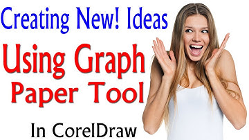 Using graph paper tool in CorelDraw | graph paper in corel Draw |By Zeegoals
