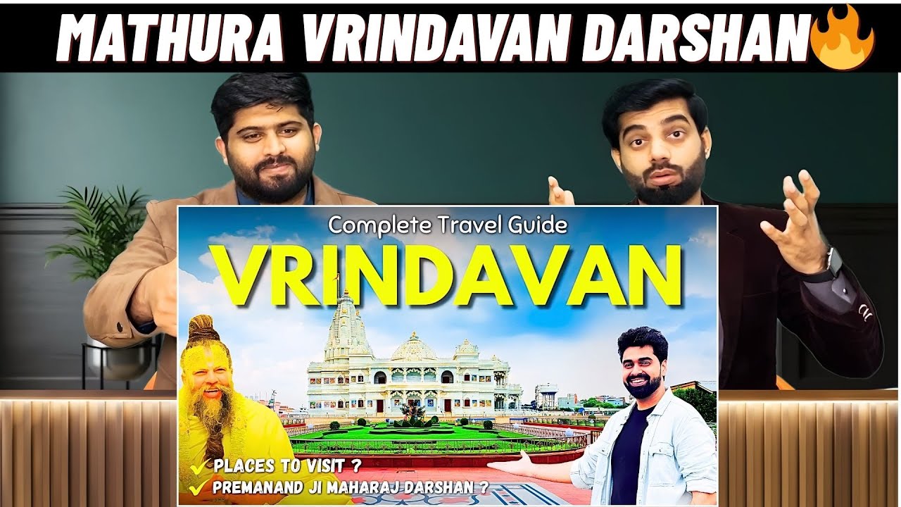 Pakistani Reaction On वृंदावन Tourist Places | Vrindavan Vlog | All Temples |🔥