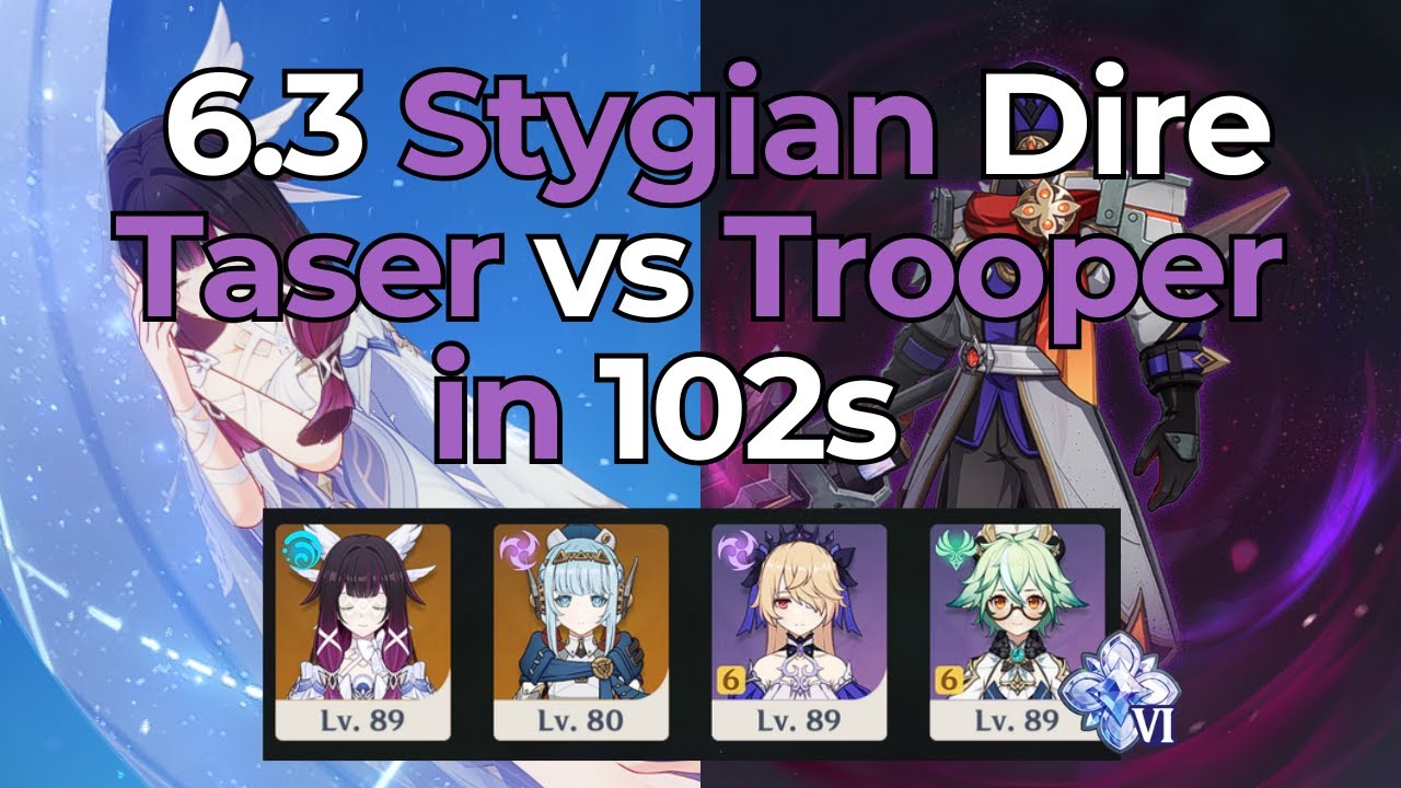 102s Clear! Improved C0R1 Columbina 5 Cost Taser vs 6.3 Stygian Onslaught Dire Trooper