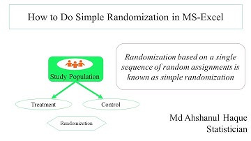 How to Do Simple Randomization in MS-Excel