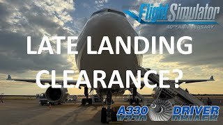 HOW LATE can a LANDING CLEARANCE actually be received? | Real Airline Pilot