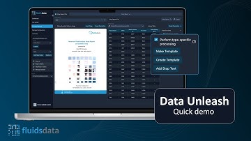 Unleash (Digitization) Quick Demo - Fluidsdata