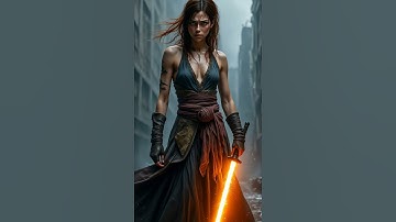 STAR WARS inspired ai generated Rogue jedi. using CGdream and Kling-ai #shorts