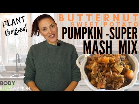 Healthy Sweet Potato Recipe with Butternut Squash 🍂PUMPKIN - Plant-based Side Dish 🍁