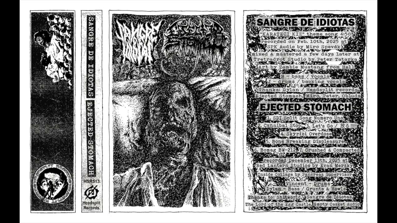 Sangre De Idiotas / Ejected Stomach split (Full Split 2026) [Grindcore / Noisecore]