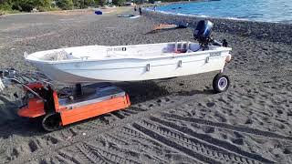 全ての小型ボートユーザーに捧ぐ！！砂浜で小型ボートを運ぶ・波打ち際での出し入れ