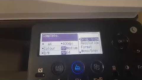 Scanning To Network Folder Sharp MX-C250 And MX-C300