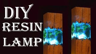 EASY  Making Epoxy Resin Lamps ! | How to make NIGHT LAMP with RESIN and WOOD
