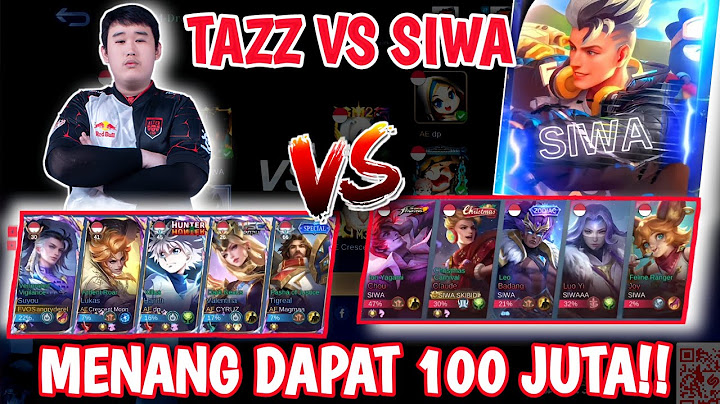 TAZZ VS SIWA MENANG DAPAT 100 JUTA ‼️ REAL OR FAKE ⁉️