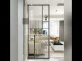 Fluted Glass Panel for Partition, Kitchen Cabinet, Bath Partition available to gives Elegant look