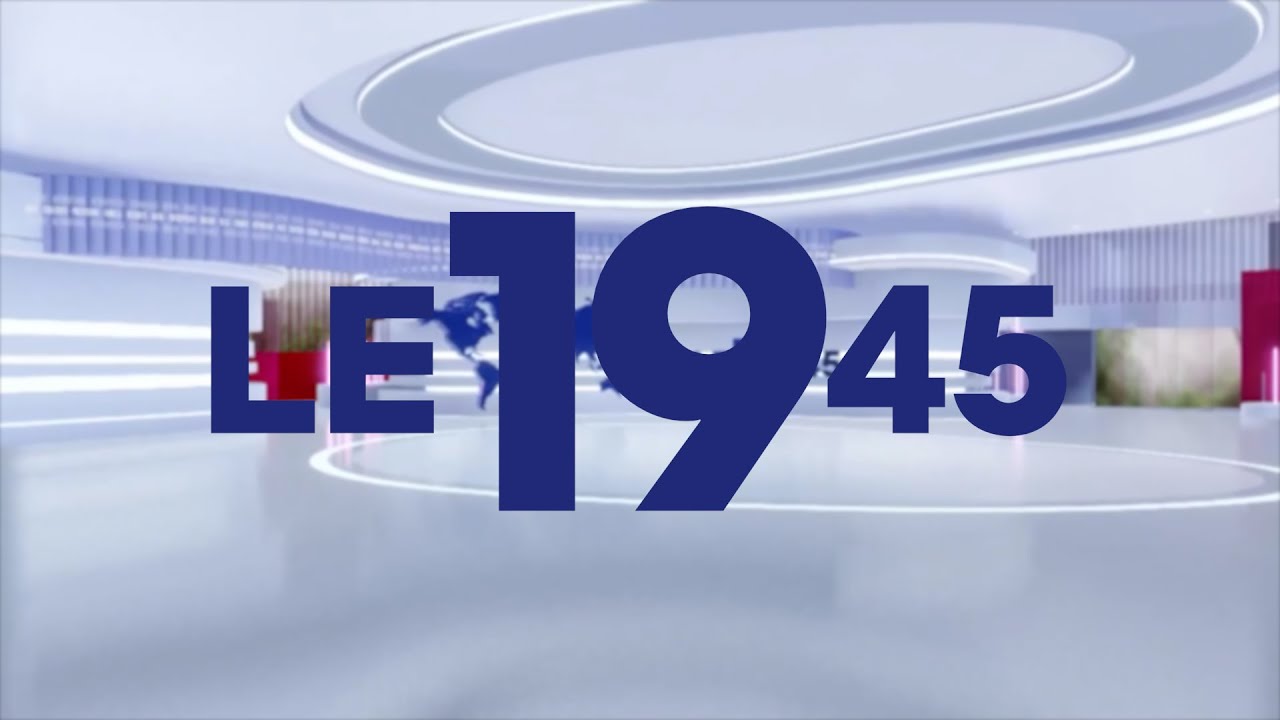 Reproduction - Titres du 1945 de M6 sur fond vert