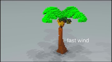 palm tree animation - unity 3D asset store