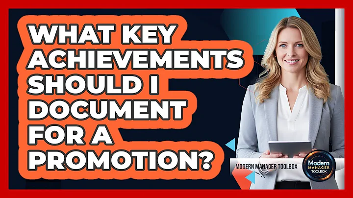 What Key Achievements Should I Document For A Promotion?