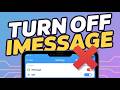 How to Turn Off iMessage on iPad