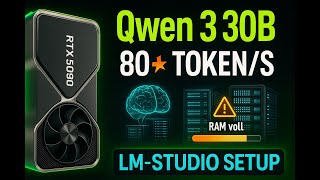 🔧 LM-Studio auf RTX 5090: Qwen3 30B AA3B IQ4_xs & XXL-Modelle testen! (Live Setup + Tipps)