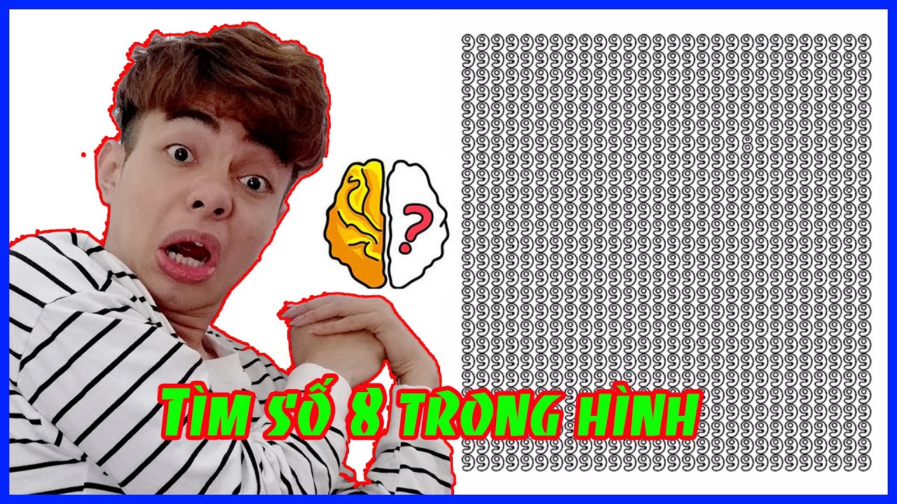 Brain Out Phần 4 | ThắnG Tê Tê Tìm Số 8 Trong Hình Thật Là Vật Vã