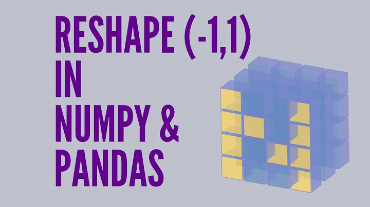 What does numpy reshape(-1 1) mean?